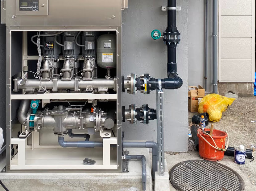 既設マンション給水切替工事