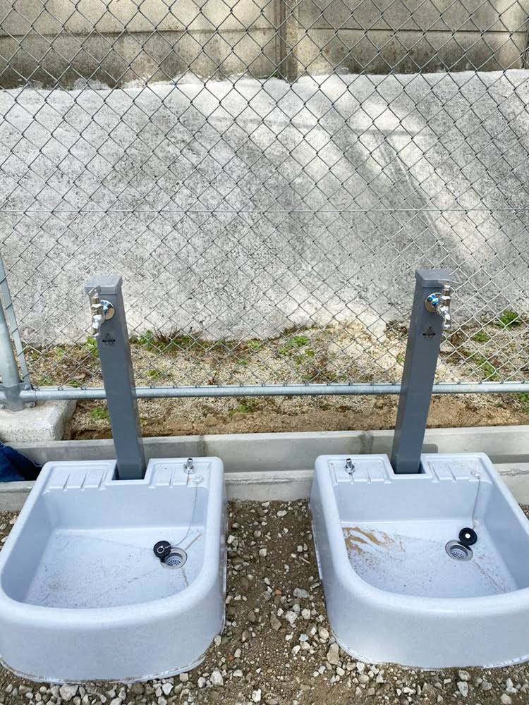 小学校内散水栓取付工事