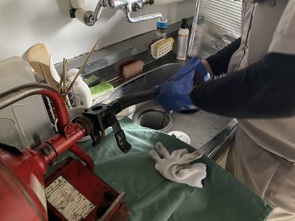 屋内高圧洗浄（キッチン）