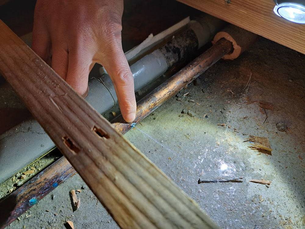 配管の漏水調査