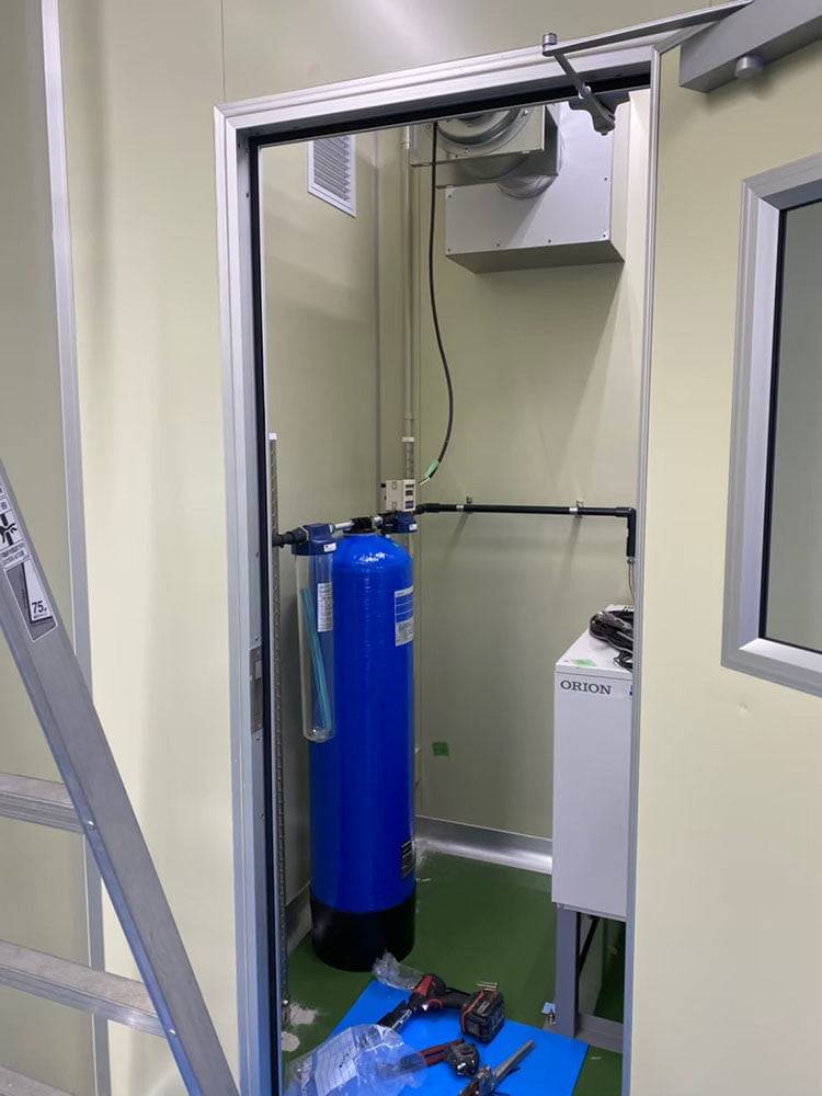 薬品工場内ろ化設備