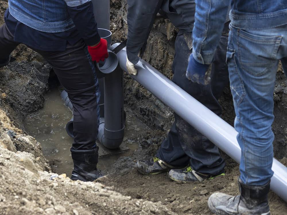 外部排水接続工事