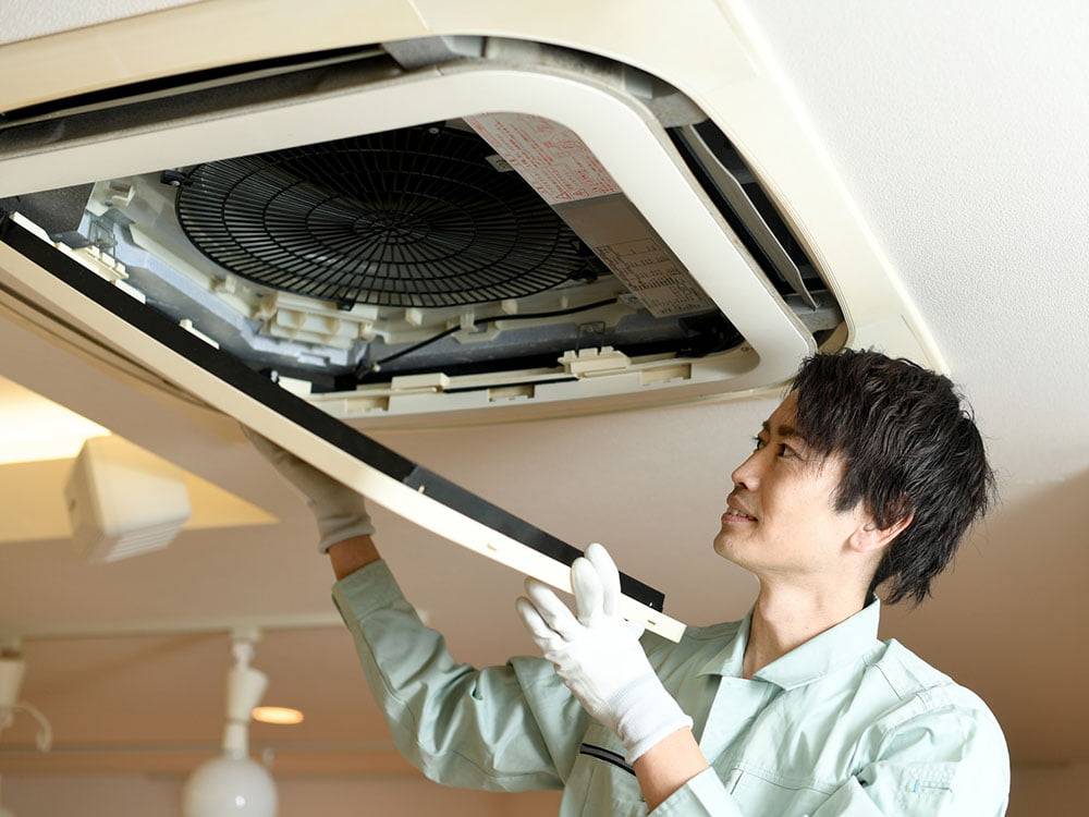 天井埋め込みエアコン